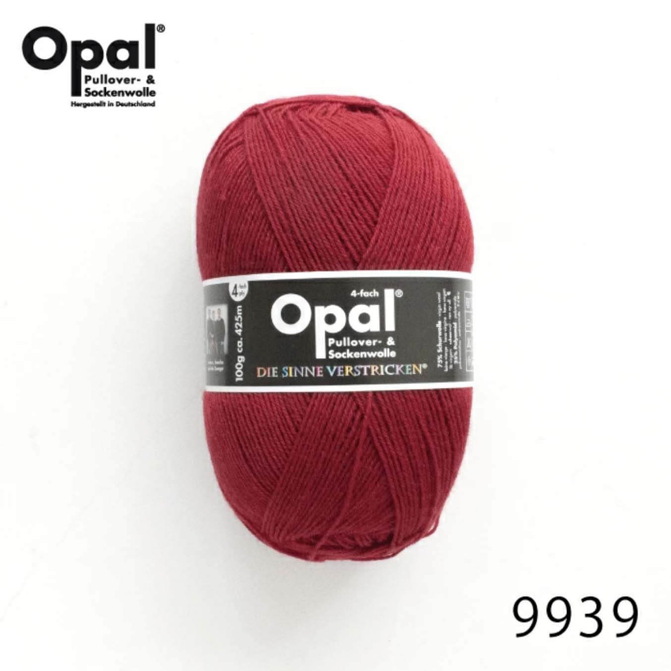 Opal Uni 9939 / ルビーレッド | Seeknit store