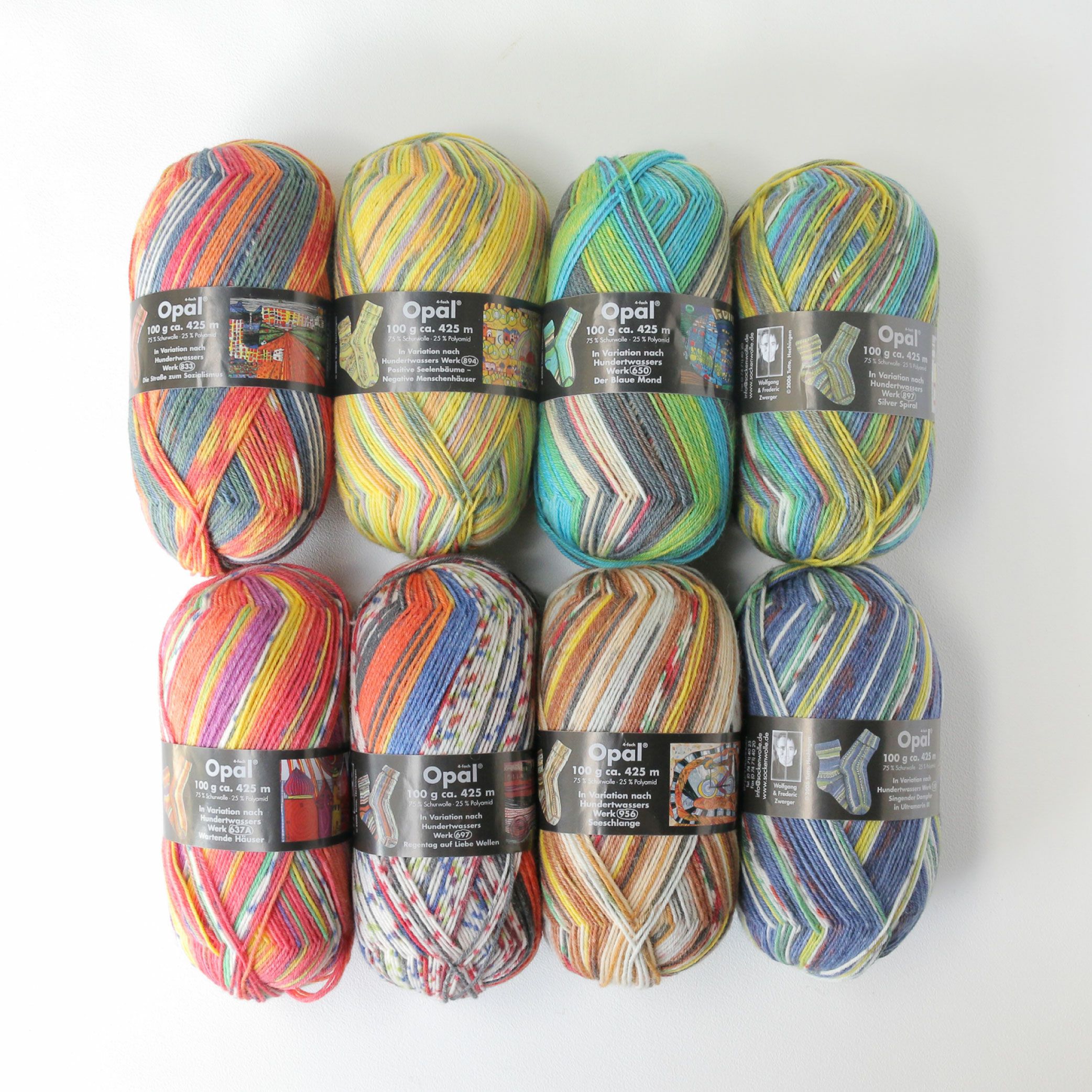 OPAL オパール & RIII 2本セット 大人気!] Opal Hundertwasser 1000シリーズ 8色セット［1430 1431 1432