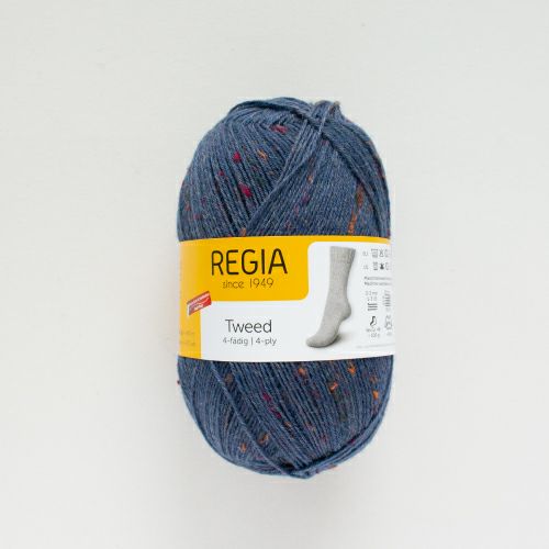 REGIA Tweed（レギア ツイード）4ply 100g 00052 / jeans tweed