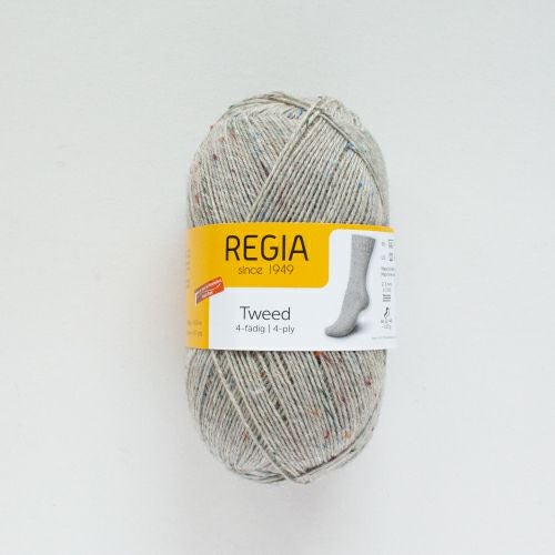 REGIA Tweed（レギア ツイード）4ply 100g 00090 / hellgrau tweed
