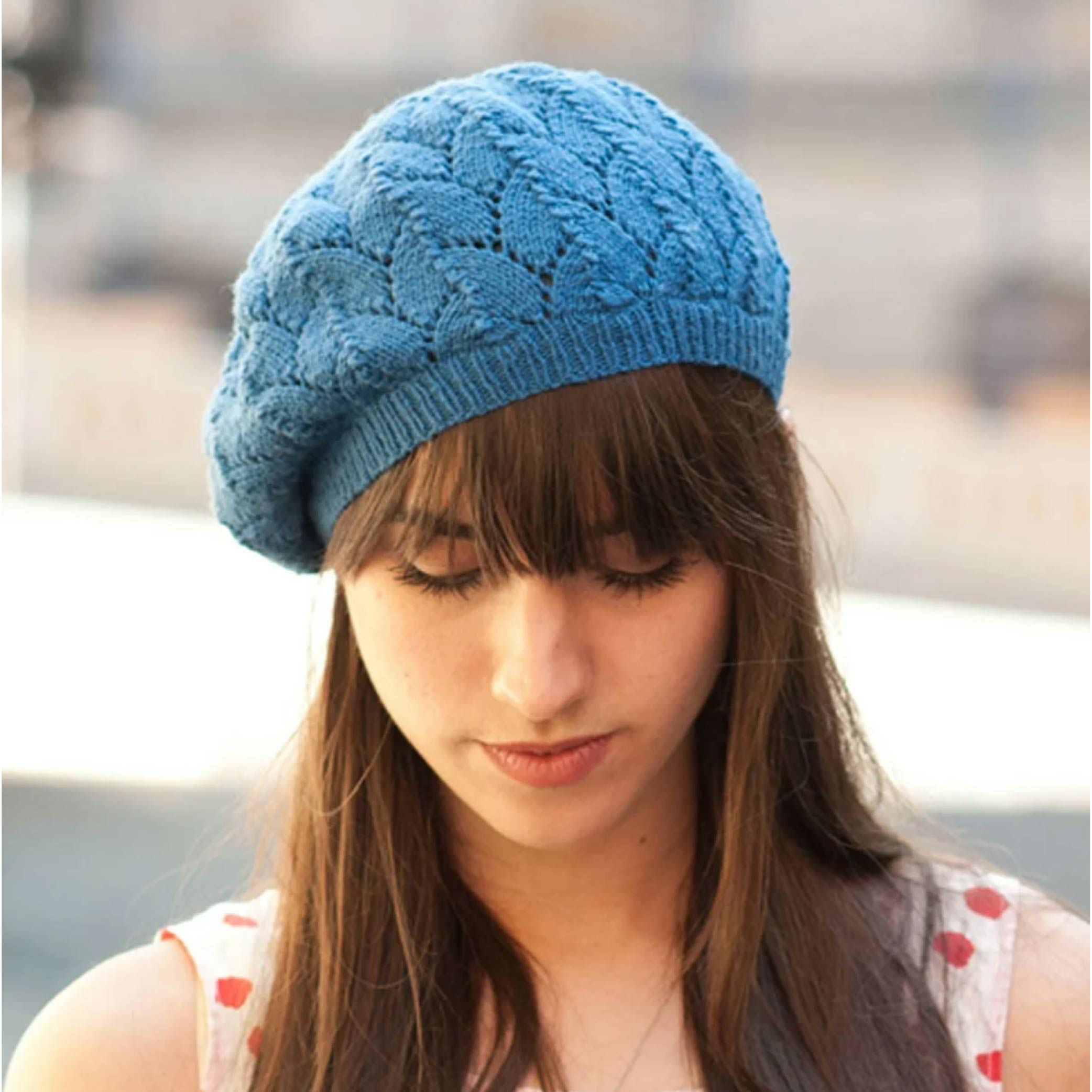 porthole beret ベレー帽 レシピ【Finch】【Quince&Co】【seeknit