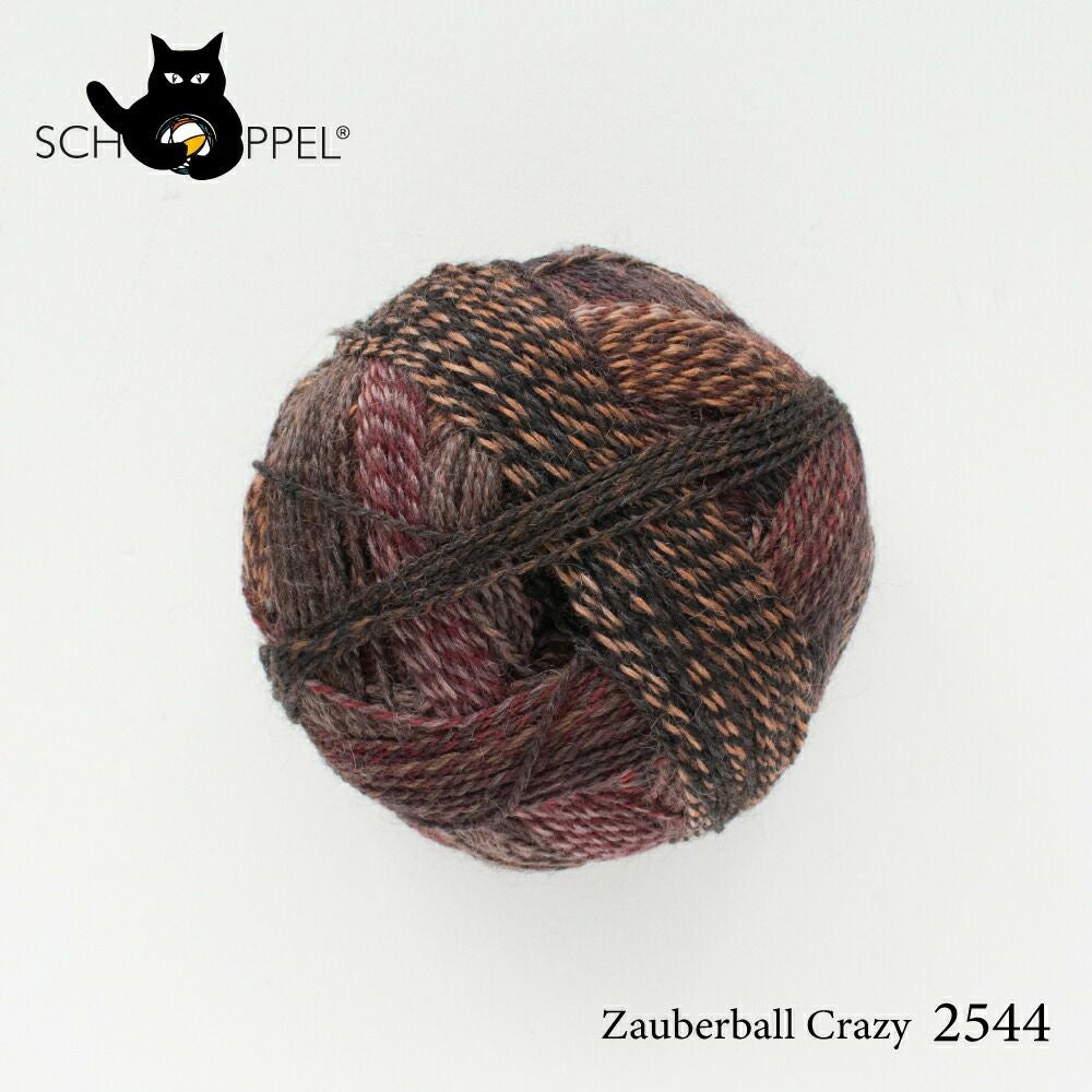 ショッペル SCHOPPEL 靴下用毛糸 ZAUBERBALL CRAZY 2544 （ザウバー