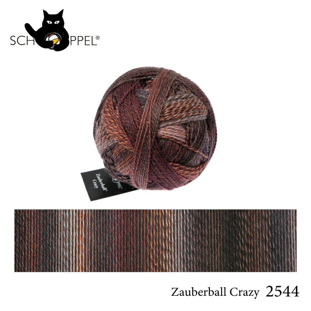 ショッペル SCHOPPEL 靴下用毛糸 ZAUBERBALL CRAZY 2544 （ザウバー
