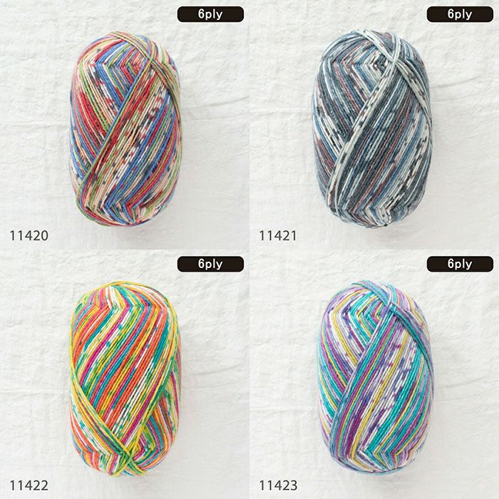 8色セット］Opal Festival 6-ply（フェスティバル）11420 11421 11422