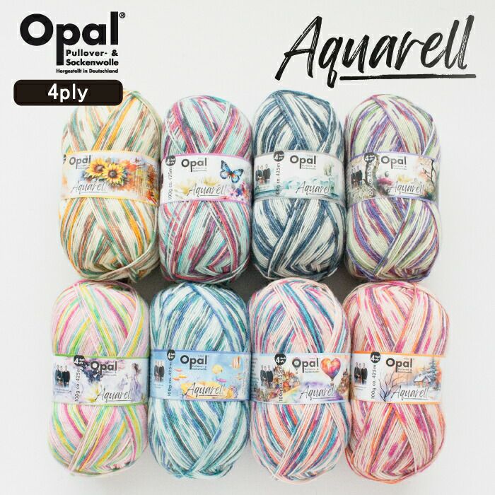 Opal Aquarell 4ply（アクアレルー）11530 11531 11532 11533 11534