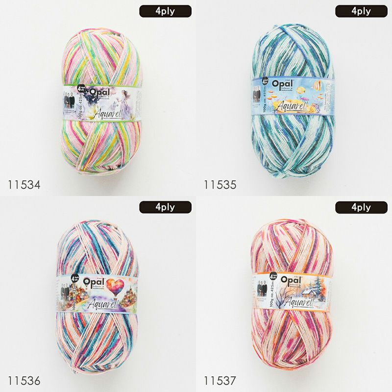 Opal Aquarell 4ply 同色まとめ売り◇アクアレルー | Seeknit store
