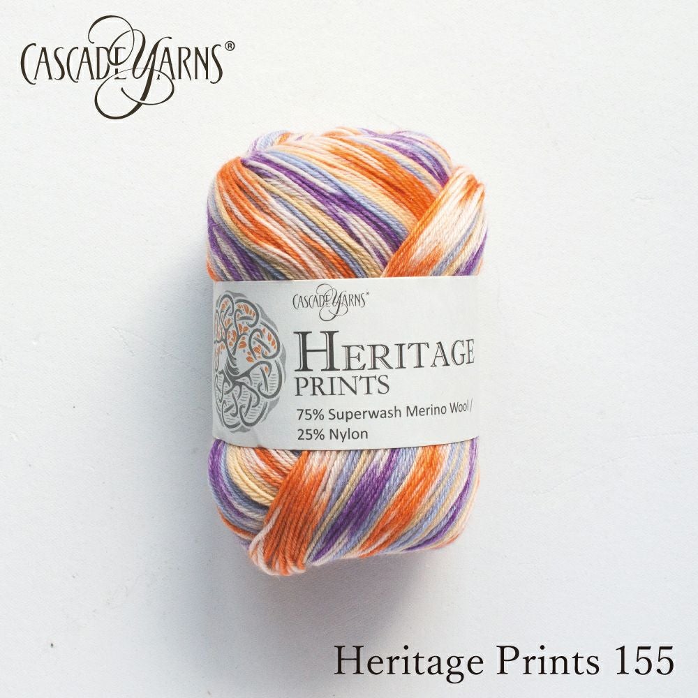 Cascade（カスケードヤーン） Heritage Prints 155 毛糸 手編み 手あみ