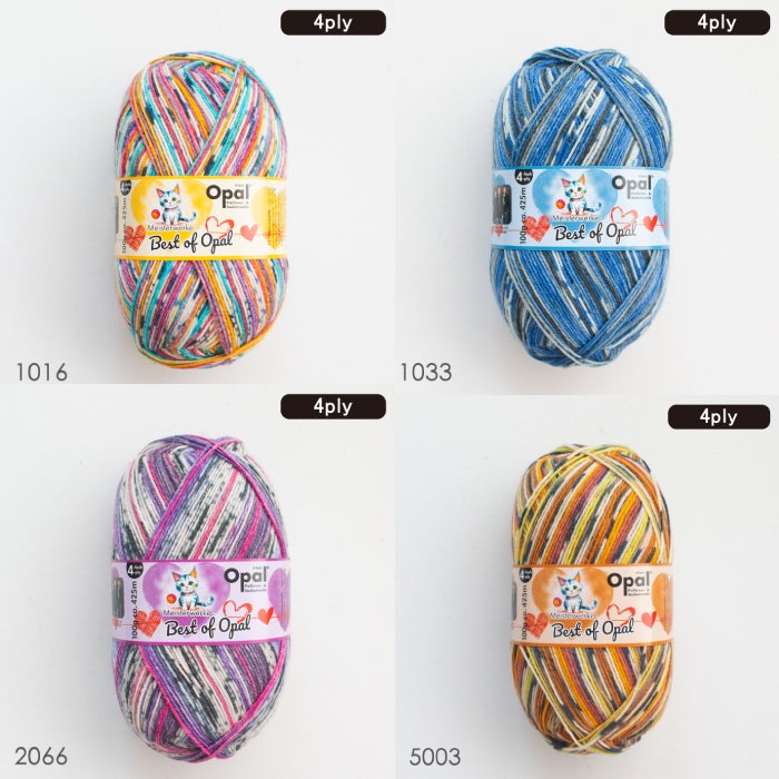 OPAL オパール 460ml Opal Meisterwerke Best of Opal 4ply（ベストオブオパール）1016 1033