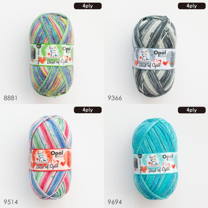 Opal Meisterwerke Best of Opal 4ply（ベストオブオパール）1016 1033