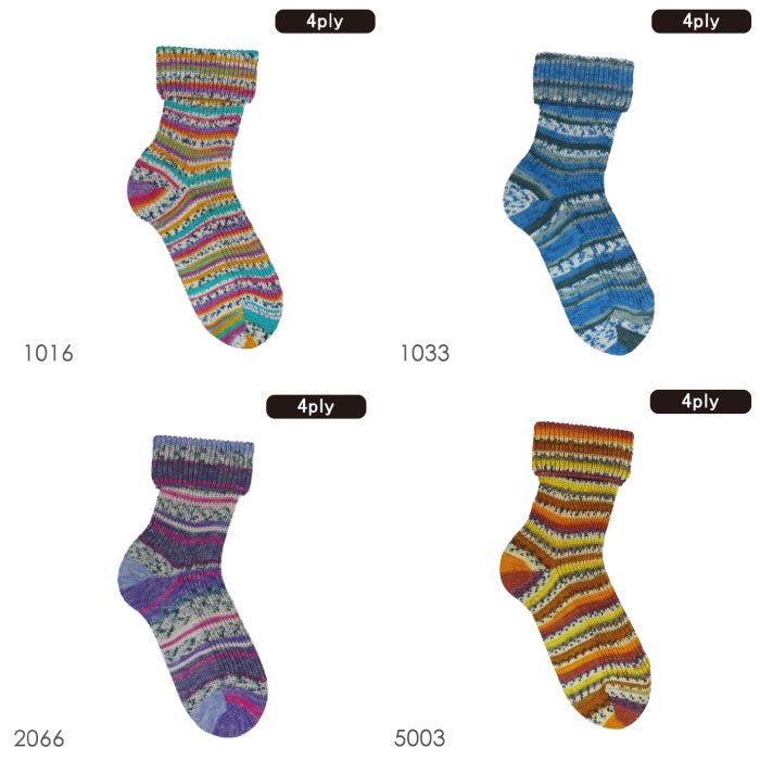 Opal Meisterwerke Best of Opal 4ply（ベストオブオパール）1016 1033